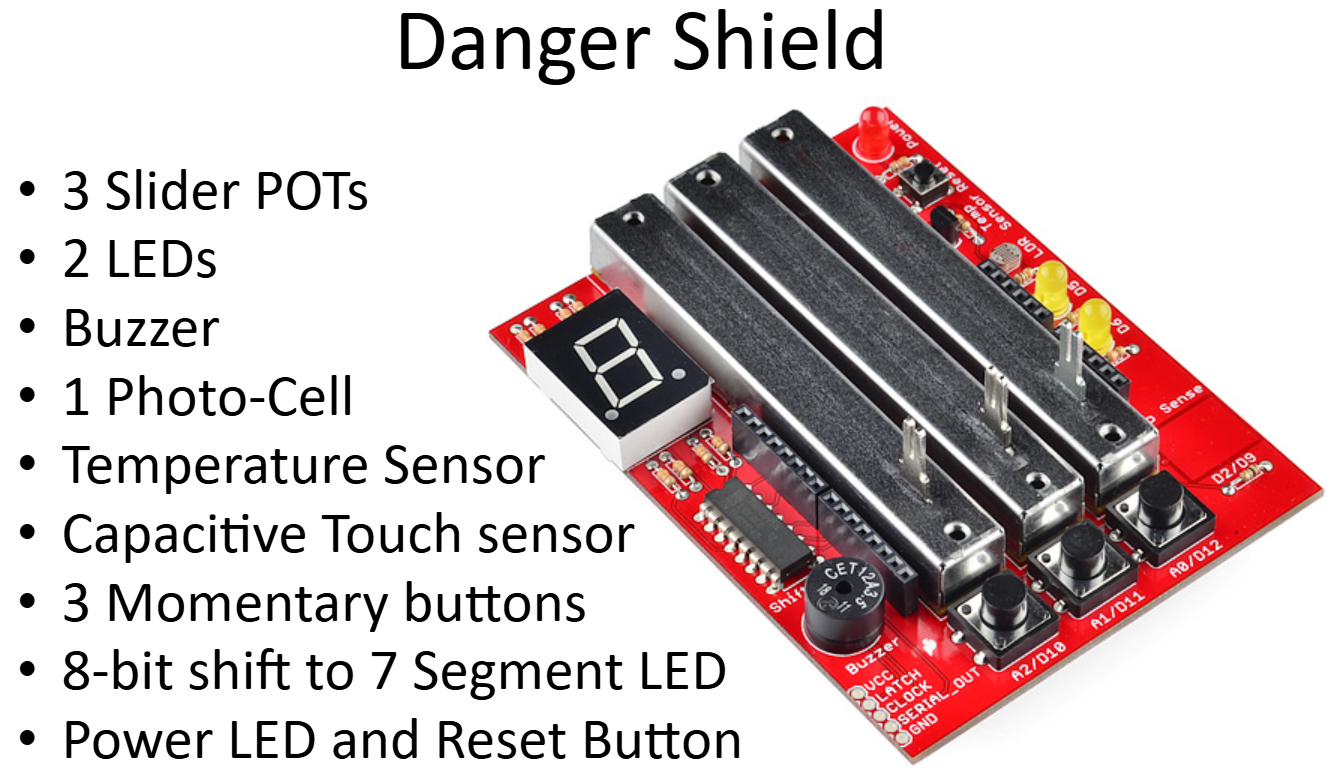 Arduino Danger Shield — Learning PCB Redesign
