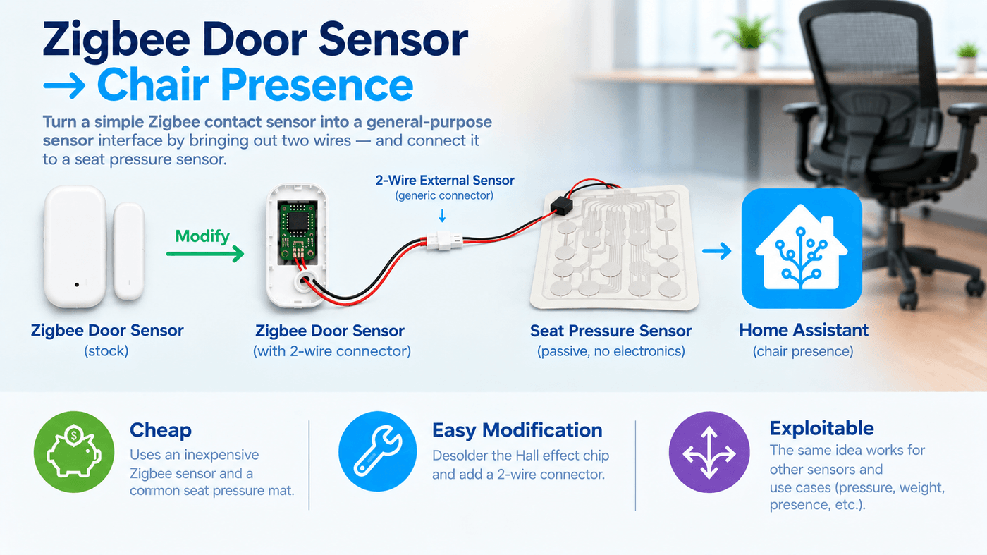 Zigbee Chair Occupancy Sensor